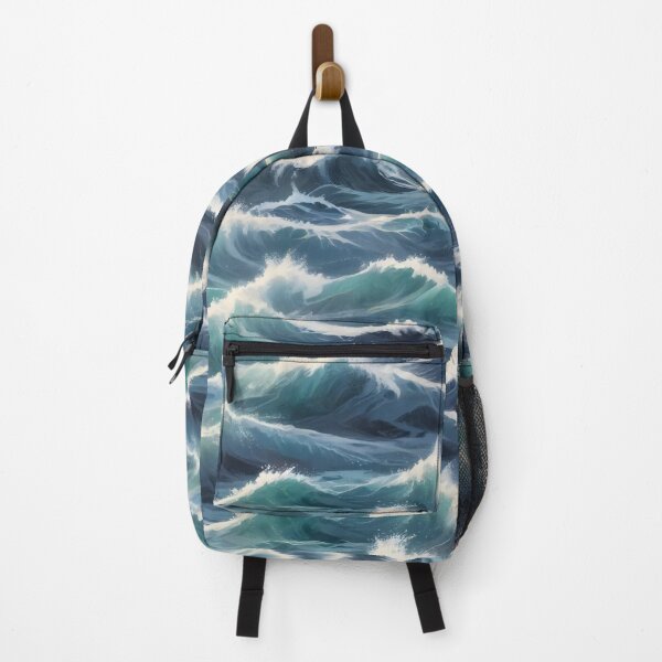 Item preview, Sea Waves Seamless Pattern | Ocean-Inspired Design for Home Decor & Apparel designed and sold by Ivalyn-Design.