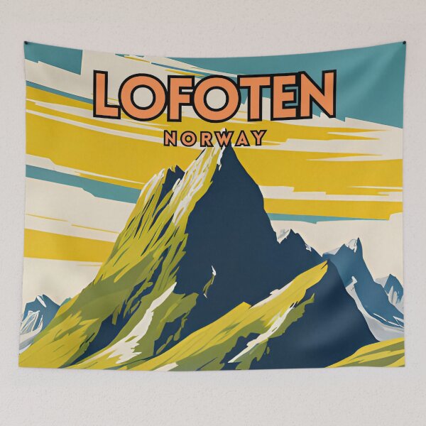Item preview, Lofoten Norway Travel designed and sold by ZionPosteria.