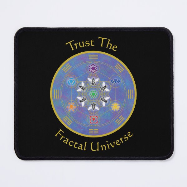 Artikelvorschau, Schutzbienen-Mandala - Vertraue dem fraktalen Universum entworfen und verkauft von charactergirl.