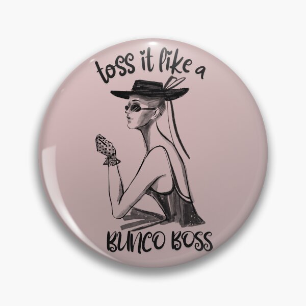 Item preview, Toss It Like A Bunco Boss Vintage Dice Game for Women designed and sold by SunfullyYours.
