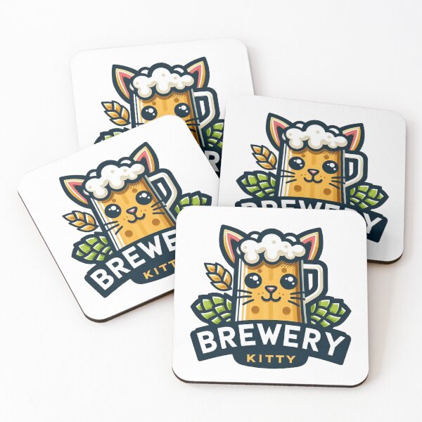 Item preview, Brewery Kitty Logo designed and sold by Kitty Enterprise.