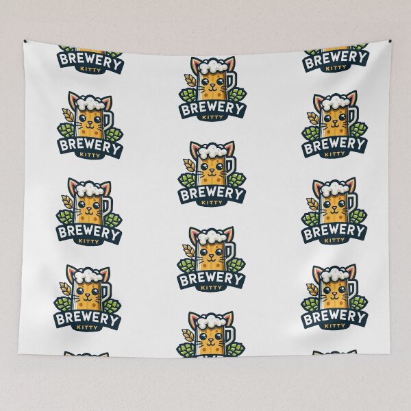 Item preview, Brewery Kitty Logo designed and sold by Kitty Enterprise.