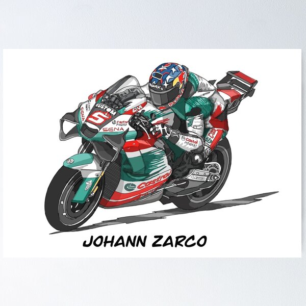Item preview, Sketching MotoGP Rider Johann Zarco designed and sold by GaalArt.