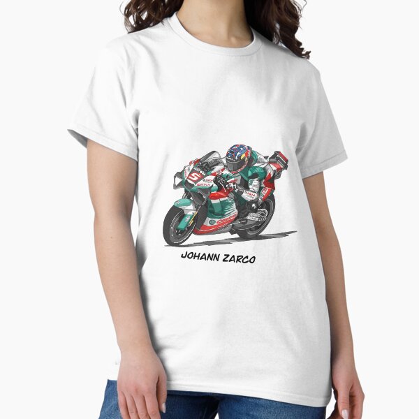 Vista previa del artículo con la obra «Dibujando al piloto de MotoGP Johann Zarco», diseñado y vendido por GaalArt.