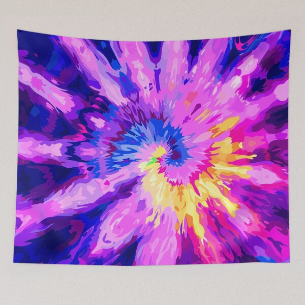 Item preview, Colorful Purple Tie Dye Design designed and sold by Artbyminga.