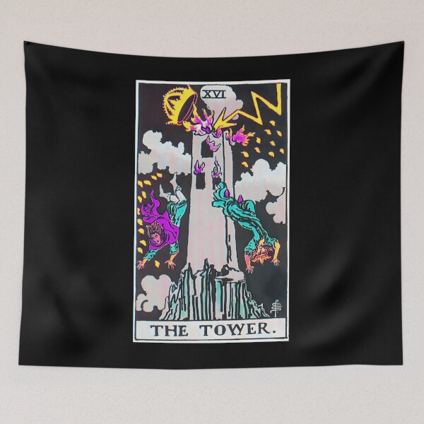 Item preview, 187 The Tower Tarot Twisted	 designed and sold by BarbaraLFalo.