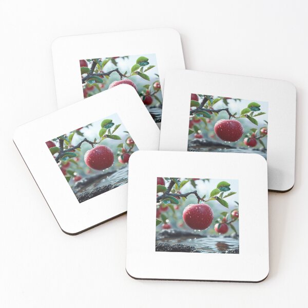 Item preview, Beautiful red apple hanging on its branch designed and sold by Bellas-Artes-99.