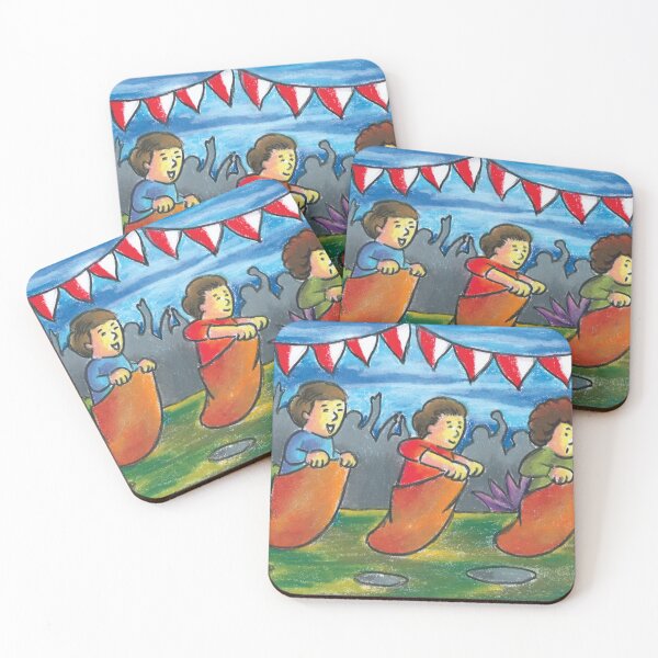 Item preview, Sack racing activities in the village designed and sold by KARYAOKE.