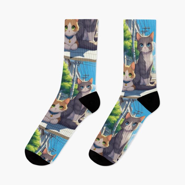 Item preview, Street Cats Anime Style designed and sold by AIrtisticPrints.
