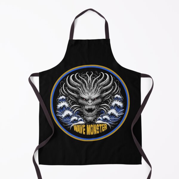 Item preview, Wrath of the Wave Monster - Ocean Inspired Surfing Image designed and sold by HeavyHits.