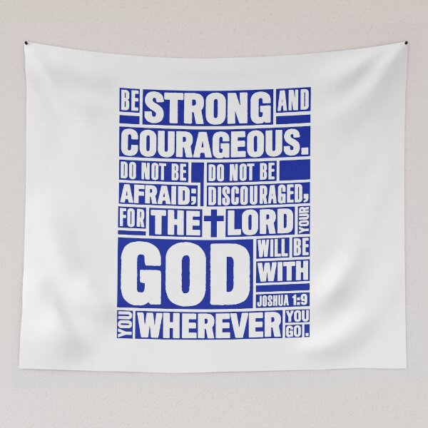 Item preview, Joshua 1:9 Be Strong and Courageous designed and sold by plushism.