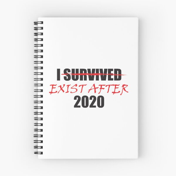 Item preview, I Survived 2020 With Survived Crossed Out And Exist After Written In Place Dark Humor 2020 Joke designed and sold by TheRainFamily.