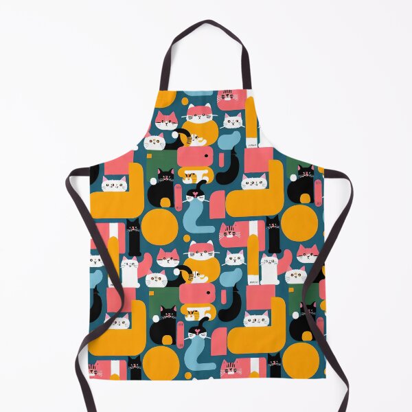 Item preview, Colorful pattern of Cats designed and sold by Pim-Crystal.