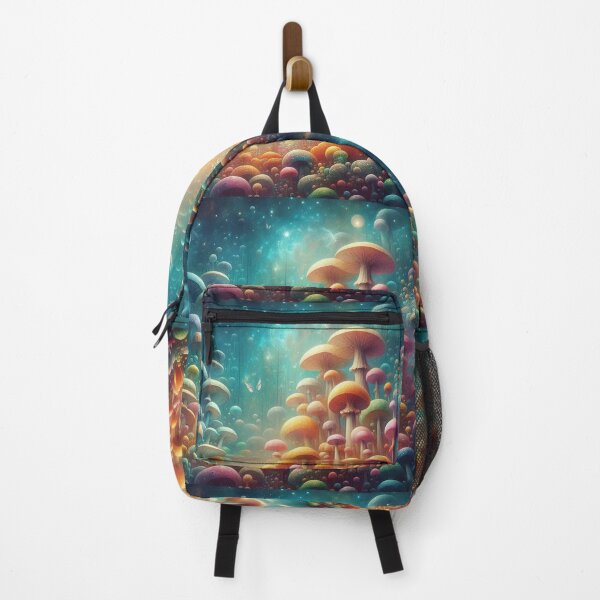 Item preview, Spectacular Colorful Mushroom Pattern designed and sold by DigiDreamyArt.