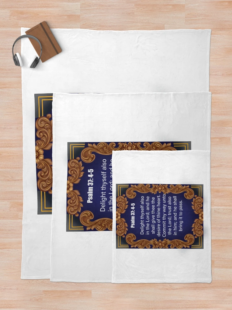 Thumbnail 5 of 6, Throw Blanket, Trusting in Divine Promises" designed and sold by RhonDesign.