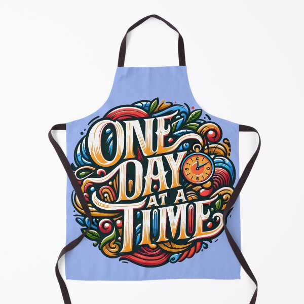 Item preview, One day at a time, typography designed and sold by maxmaj.