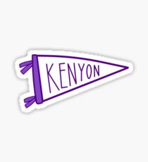 kenyon college flag Sticker