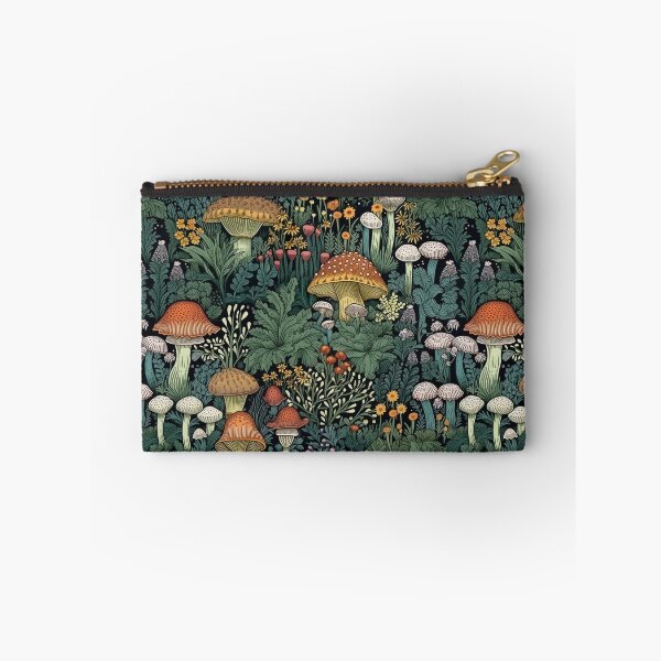 Item preview, Mushroom, Botanical, Forest, Red and Green, Flower, Cotttage Core print designed and sold by Blue-Dazzle.