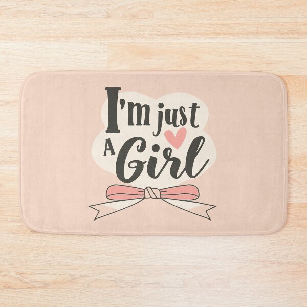 Item preview, I'm Just A Girl designed and sold by thegirlyshoppe.