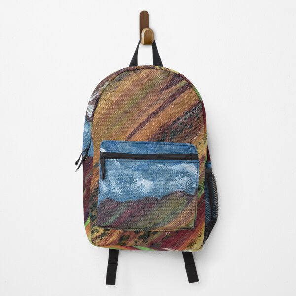 Item preview, Dark view of rainbow mountains in Peru designed and sold by mariya-ivanova.