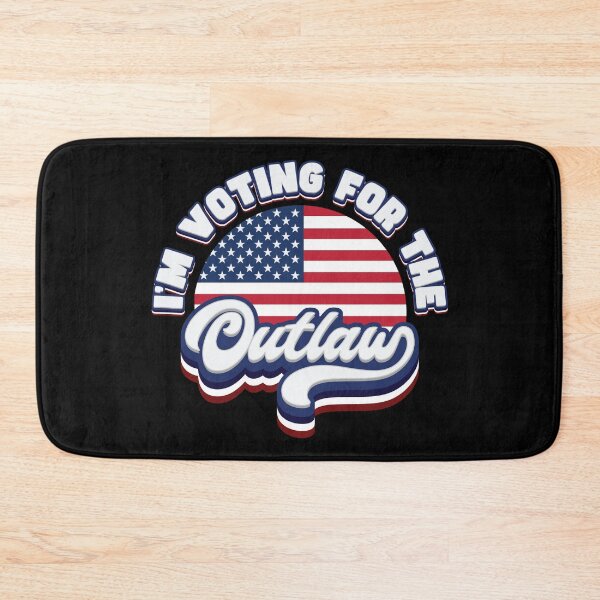Item preview, I'm Voting For The Outlaw - US Flag designed and sold by Whimsical  Thinker.