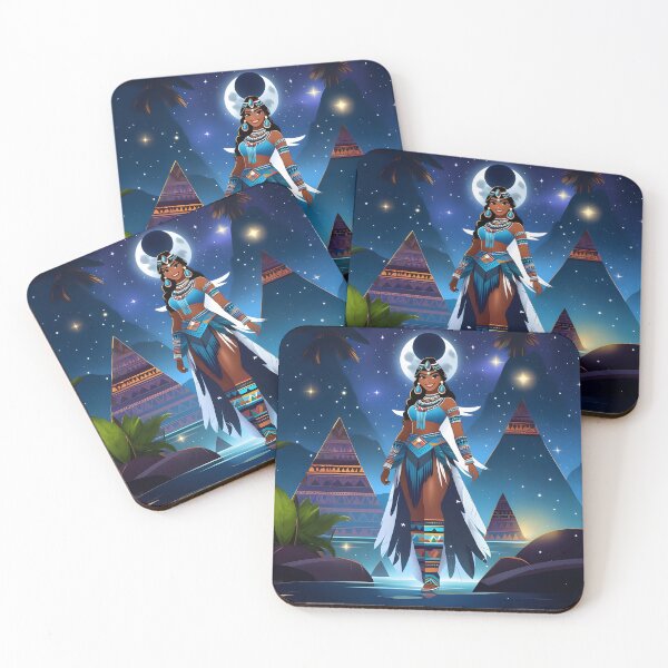 Item preview, Smiling Girl and Pyramids designed and sold by Pim-Crystal.