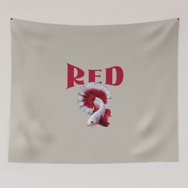 Item preview, Red Beta Fish designed and sold by AldeaPod.