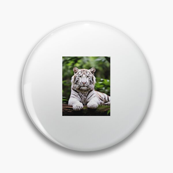 Artikelvorschau, Atemberaubendes Foto eines wunderschönen weißen Tigers entworfen und verkauft von Bellas-Artes-99.