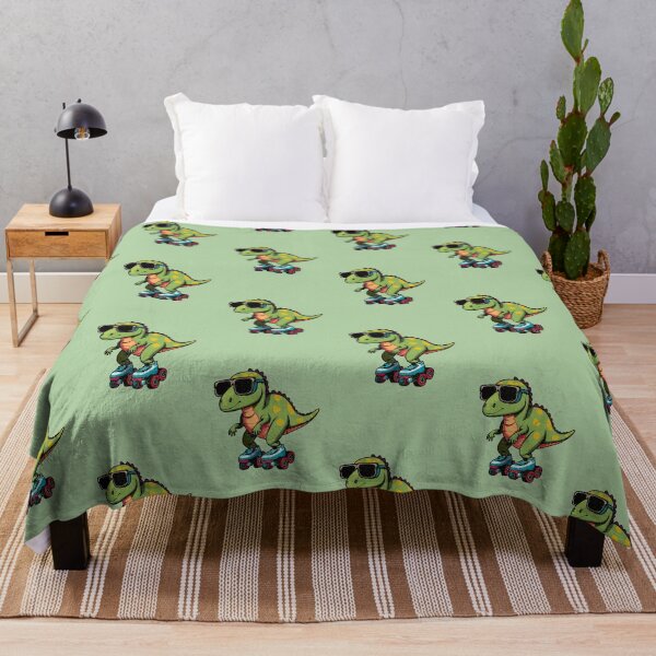 Item preview, T-Rex on Wheels: Quad Roller Skating Dinosaur Design designed and sold by collectees1.