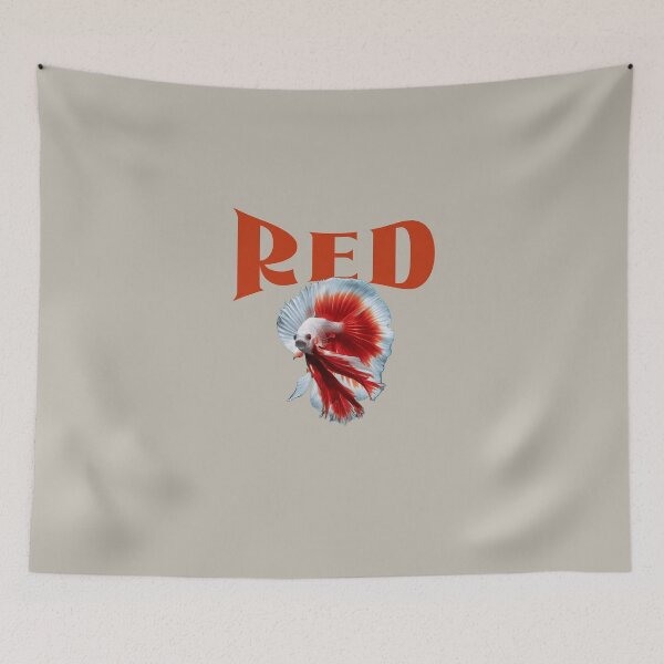 Item preview, Red Beta Fish designed and sold by AldeaPod.