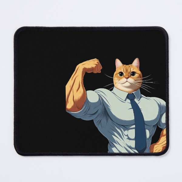 Item preview, Bodybuilder Officer Cat designed and sold by cutenesss.