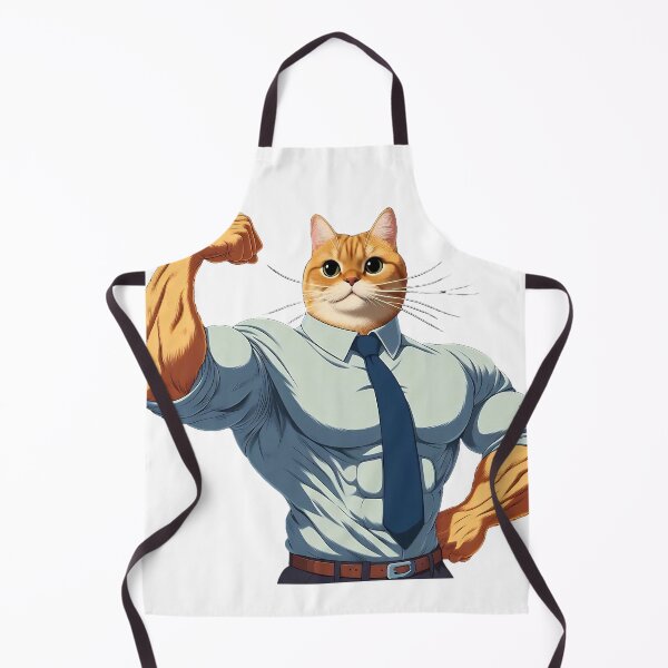 Item preview, Bodybuilder Officer Cat designed and sold by cutenesss.