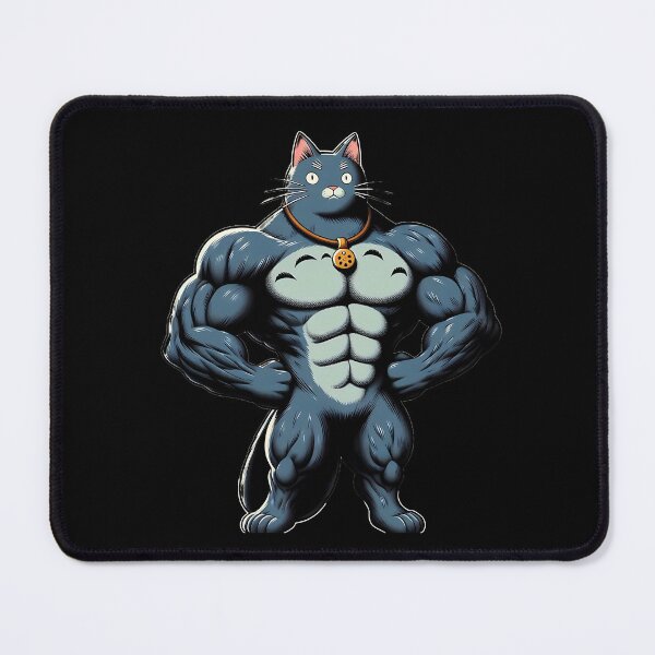 Item preview, Lean Cat, Bulk Kitten, Bodybuilder blue cat designed and sold by cutenesss.