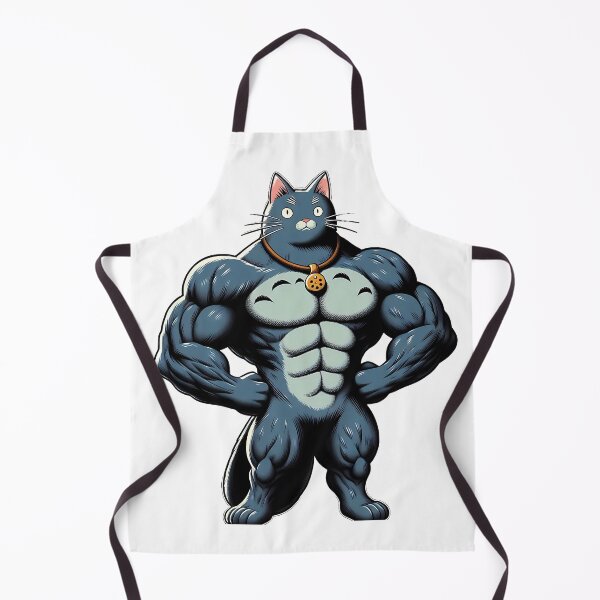 Item preview, Lean Cat, Bulk Kitten, Bodybuilder blue cat designed and sold by cutenesss.