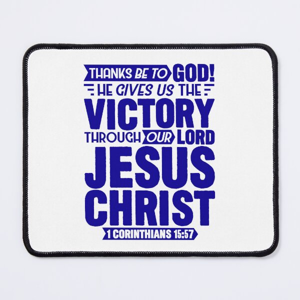 Item preview, 1 Corinthians 15:57 But Thanks Be To God designed and sold by plushism.
