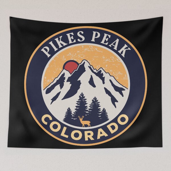Item preview, Pikes Peak Colorado-Vintage designed and sold by graphic-map.