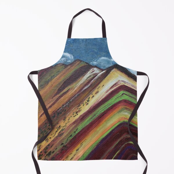 Item preview, Dark view of rainbow mountains in Peru designed and sold by mariya-ivanova.