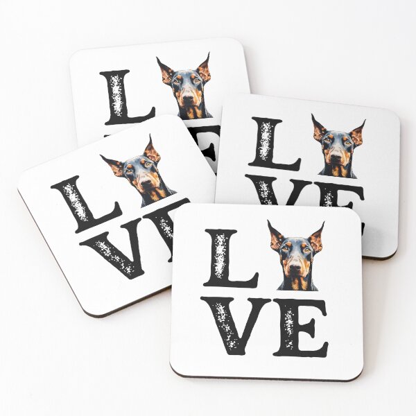Item preview, Doberman Pinscher LOVE designed and sold by Fredster1966.