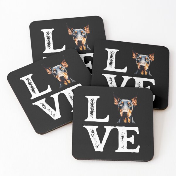 Item preview, Doberman Pinscher LOVE designed and sold by Fredster1966.