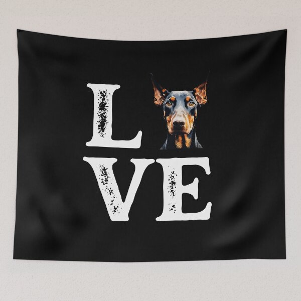 Item preview, Doberman Pinscher LOVE designed and sold by Fredster1966.