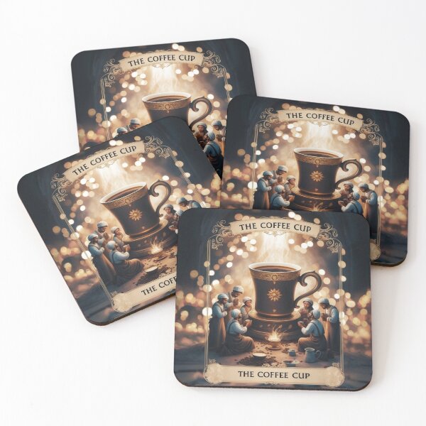 Item preview, The Coffee Cup - Tarot Inspired Vintage Art designed and sold by LaLi-Designs.