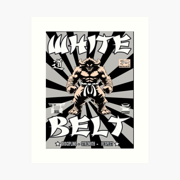 Artikel-Vorschau von Weißer Gürtel - Der Anfang jeder Kampfkunstreise, designt und verkauft von RetroMaritalArt.