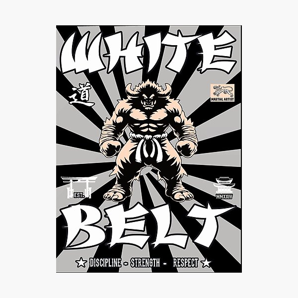 Artikel-Vorschau von Weißer Gürtel - Der Anfang jeder Kampfkunstreise, designt und verkauft von RetroMaritalArt.