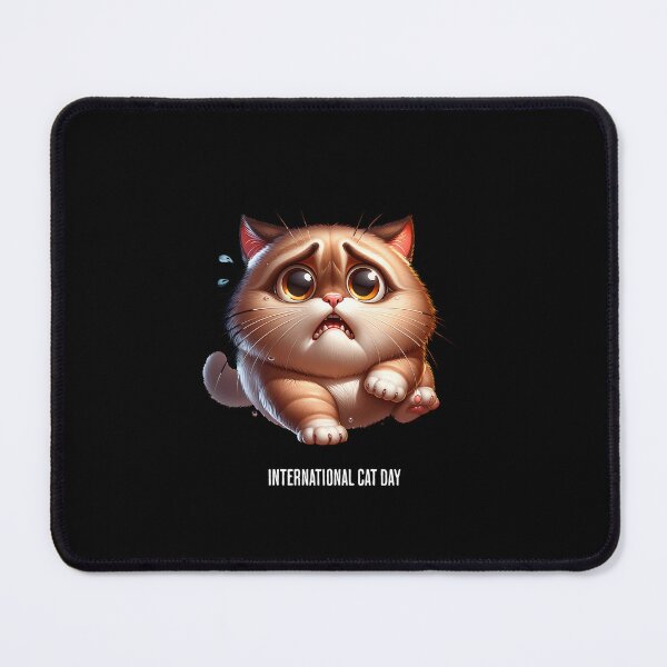 Item preview, Sad little cat - International Cat Day designed and sold by Pflugart.