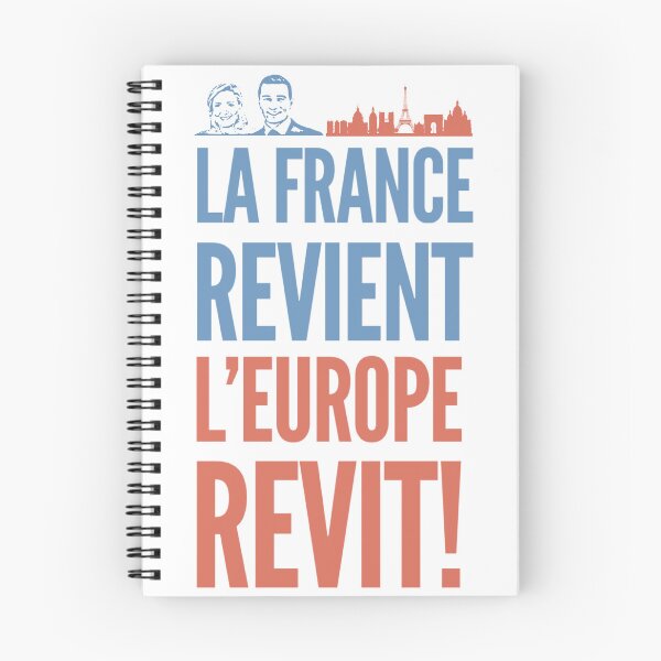 Item preview, Marine Le Pen Jordan Bardella France Political Slogan 2024 designed and sold by The Masked Designer.