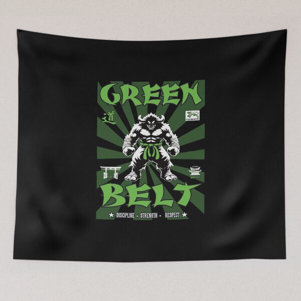 Item preview, Green Belt - Progress in Martial Arts designed and sold by RetroMaritalArt.