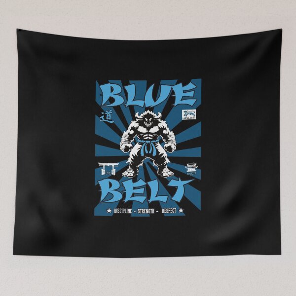 Item preview, Blue Belt - The path to mastery in martial arts designed and sold by RetroMaritalArt.