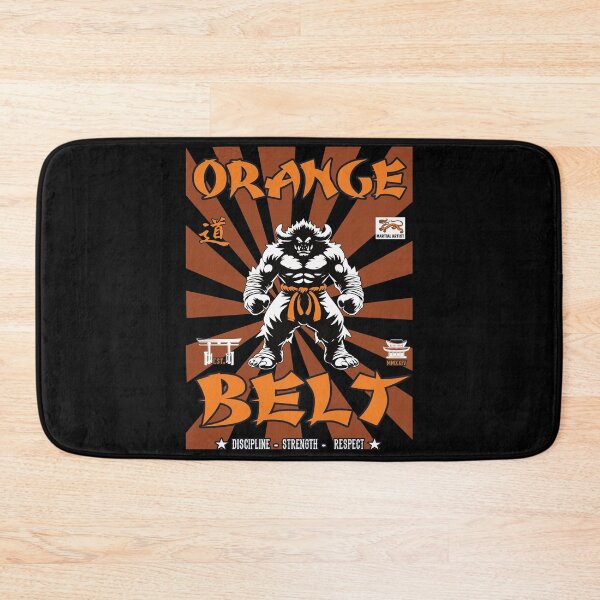 Item preview, Orange Belt - Progress in Martial Arts designed and sold by RetroMaritalArt.