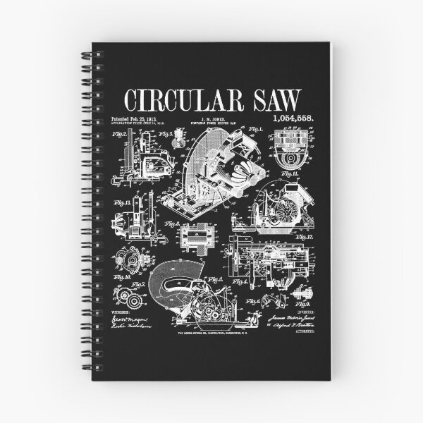 Item preview, Carpenter Builder Woodworker Circular Saw DIY Vintage Patent designed and sold by GrandeDuc.