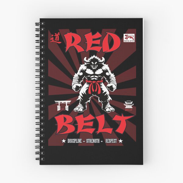 Item preview, Red Belt - Mastery in Martial Arts designed and sold by RetroMaritalArt.